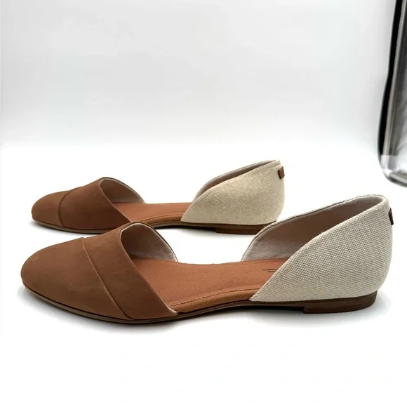 Toms Pointed Toe d'Orsay Flat - Picture 5 of 9